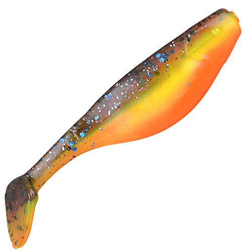 Spro Fat Papa 70-7 Gummifische zum Spinnfischen, Kunstköder für Hecht, Barsch & Zander, Gummiköder zum Gummifischangeln, Shad, Farbe:Camo Perch Spro Fat Papa 70-7 Gummifische zum Spinnfischen, Kunstköder für Hecht, Barsch & Zander, Gummiköder zum Gummifischangeln, Shad, Farbe:Camo Perch von Spro