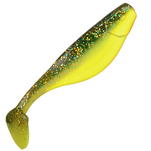 Spro Fat Papa 70-7 Gummifische zum Spinnfischen, Kunstköder für Hecht, Barsch & Zander, Gummiköder zum Gummifischangeln, Shad, Farbe:Passion Kiwi Spro Fat Papa 70-7 Gummifische zum Spinnfischen, Kunstköder für Hecht, Barsch & Zander, Gummiköder zum Gummifischangeln, Shad, Farbe:Passion Kiwi von Spro