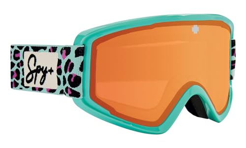 SPY OPTICS - Crusher Elite Jr Leopard LL Persimmon, Skibrille, Small, Unisex Kinder von SPY OPTICS