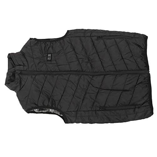 SPYMINNPOO Beheizbare Weste, Elektrische Heizweste 3 Temperaturverstellbare Leichte Beheizbare Jacke für Outdoor-Aktivitäten Im Büro (2XL) von SPYMINNPOO