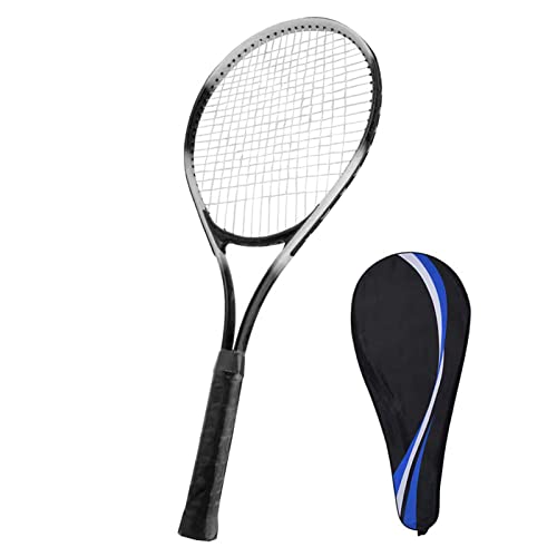 Einzelner Tennisschläger 27 Zoll TennisschlägerTennisschläger, Tennisschläger für Schlägerhüllen (Black) von SPYMINNPOO