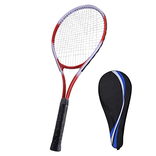 Einzelner Tennisschläger 27 Zoll TennisschlägerTennisschläger, Tennisschläger für Schlägerhüllen (Rot) von SPYMINNPOO
