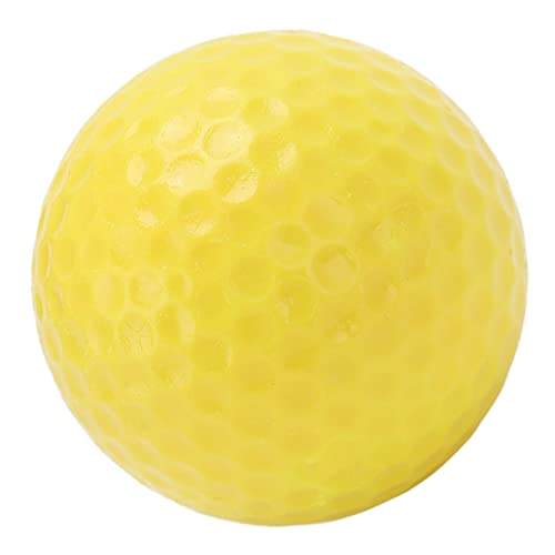 SPYMINNPOO Golfbälle, 2 Schichten Golf Floating Ball Floater Water Range Schwimmender Golfball fur Outdoor Sports Golf Practice Trainingsbälle(Gelb) Recreationball Freizeitsport Golf von SPYMINNPOO