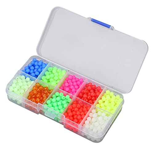 SPYMINNPOO 1000 Stück/Box Angelperlen, Sortiertes Set, Kunststoff, Rund, Leuchtend, Angel-Rig-Perlen, Angelgerät, Köder, Werkzeuge, Zubehör SPYMINNPOO 1000 Stück/Box Angelperlen, Sortiertes Set, Kunststoff, Rund, Leuchtend, Angel-Rig-Perlen, Angelgerät, Köder, Werkzeuge, Zubehör von SPYMINNPOO