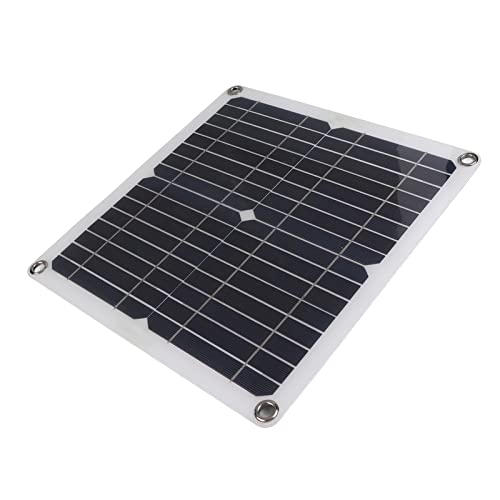 SPYMINNPOO 200W 12V Tragbares Solarpanel-Kit, Monokristalliner Solarpanel-Regler-Controller für Radfahren, Bergsteigen, Wandern, Camping (100A) von SPYMINNPOO