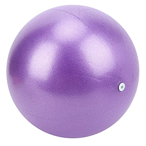 SPYMINNPOO 25 cm Yoga-Ball, Yoga-Übungsball, Kleiner Übungsball, Explosionsgeschützt, Pilates-Schwangerschafts-Fitnessbälle (Purple) von SPYMINNPOO
