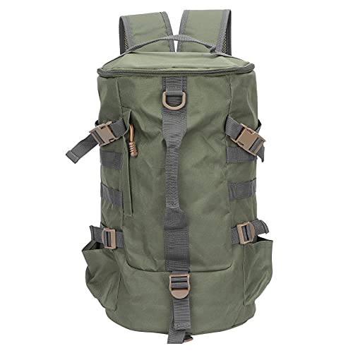 SPYMINNPOO Angelausrüstungsrucksack, Großes Fassungsvermögen mit Mehreren Taschen, Professionelles Ausrüstungstuch aus Polyesterfaser für Outdoor-Aktivitäten (Armeegrün) von SPYMINNPOO