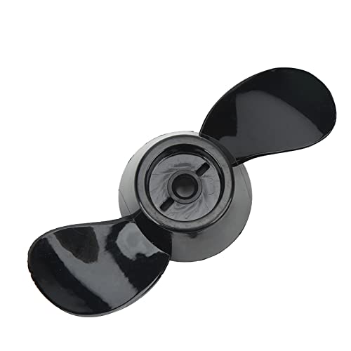 SPYMINNPOO Außenborder-Propeller, Verdickter Kunststoff, Langlebig, 2-Blatt-Ersatzpropeller für 12-V-24-V-Motoren, Schwarz Wassersport Bootfahren SPYMINNPOO Außenborder-Propeller, Verdickter Kunststoff, Langlebig, 2-Blatt-Ersatzpropeller für 12-V-24-V-Motoren, Schwarz Wassersport Bootfahren von SPYMINNPOO