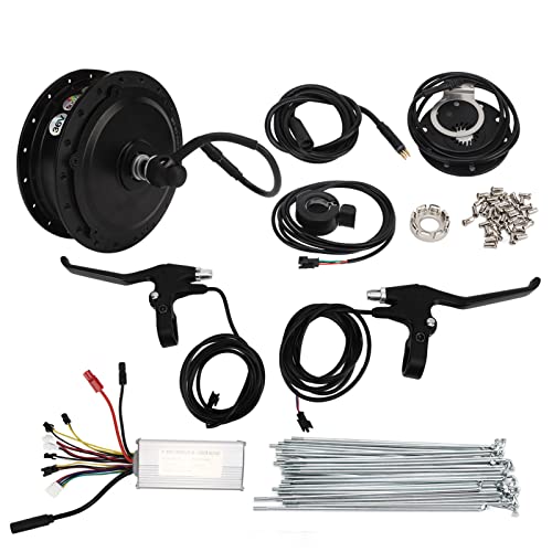 SPYMINNPOO E-Bike-Motor-Kit, 36-V-500-W-Kassettennabenmotor mit Hinterradantrieb und 22-A-Controller, M3-Panel, E-Bike-Scooter-Umrüstsatz (Für 28/29 Zoll 700C Speichen) von SPYMINNPOO