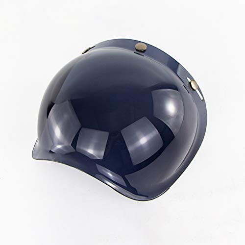 SPYMINNPOO Jethelm, Visier Motorradhelm Bubble Visier Bubble Shield Motorradhelm Zubehör für Fahrrad (Braun) von SPYMINNPOO