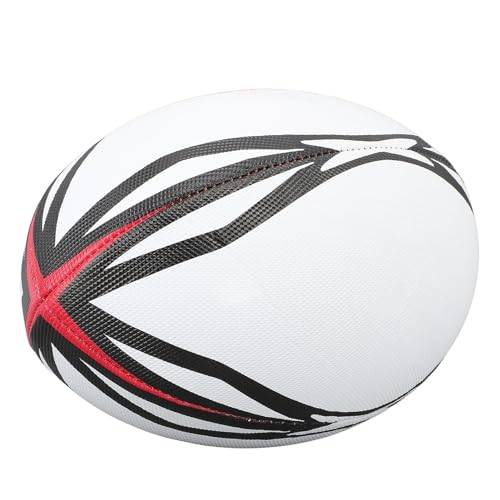 SPYMINNPOO Nummer 9 Rugbyball, Aufblasbarer Übungsball, Hochelastischer PVC-Rugbyball mit Stilvollem und Einzigartigem Design von SPYMINNPOO