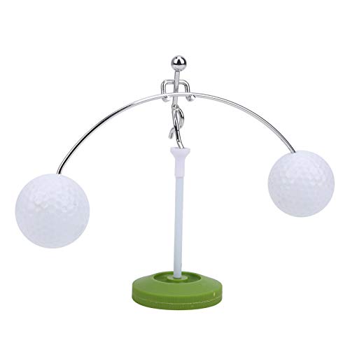 SPYMINNPOO Schreibtischdekoration, Heimbüro-Dekoration, Kleiner Golfball-Balance-Ständer mit Sockel von SPYMINNPOO
