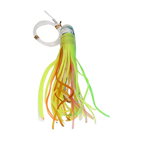 SPYMINNPOO Trolling Fishing Octopus Soft Bait, 21cm 100g Künstlicher Köder Lebensechter Fischköder für Hochseefischerei Bootsangeln(Geben Sie 01 EIN) von SPYMINNPOO