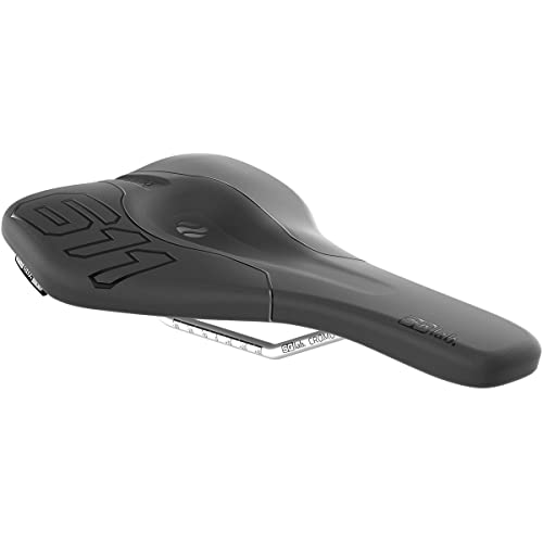 Sqlab 611 Ergowave CrMo, MTB Tech & Trail Fahrradsattel, 14 cm, Schwarz Sqlab 611 Ergowave CrMo, MTB Tech & Trail Fahrradsattel, 14 cm, Schwarz von SQlab