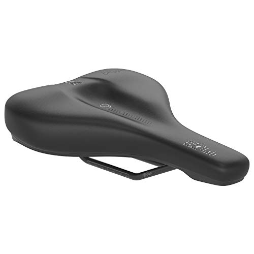 SQlab Unisex – Erwachsene 601 Ergolux Trekking Fahrradsattel, Schwarz, 15 cm von SQlab