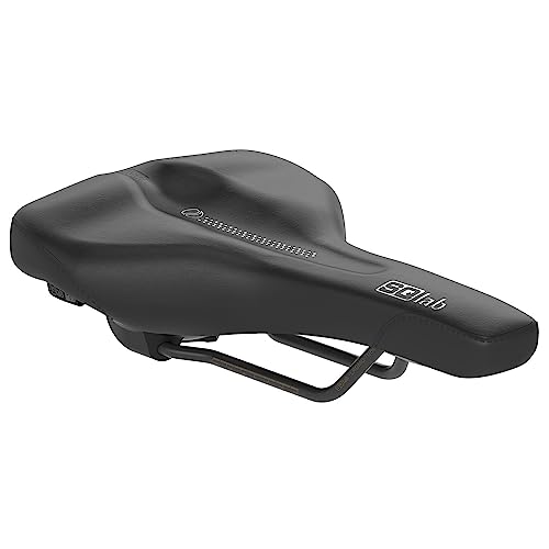 SQlab Unisex – Erwachsene 602 Ergolux Active 2.0 Fahrradsattel, Schwarz, 15 cm von SQlab