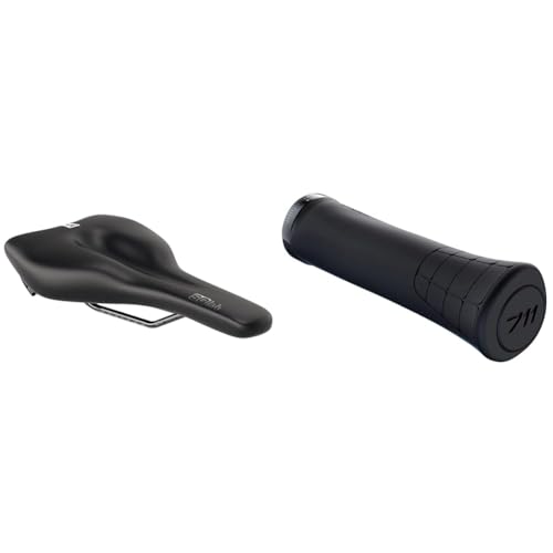 SQlab Unisex – Erwachsene 610 M-D Active Trekking MTB Tour & Travel Fahrradsattel, Schwarz, 15 cm & Unisex – Erwachsene 711 2.0 Fahrrad Griffe, Schwarz, M SQlab Unisex – Erwachsene 610 M-D Active Trekking MTB Tour & Travel Fahrradsattel, Schwarz, 15 cm & Unisex – Erwachsene 711 2.0 Fahrrad Griffe, Schwarz, M von SQlab