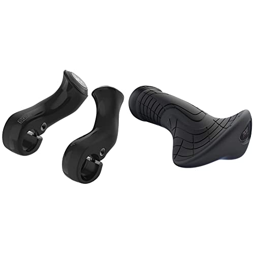 Sqlab 402/410 2311 Innerbarends Combo, City-Comfort & Trekking Bar Ends, Schwarz & Unisex Sqlab 702, Gre Griffe, Schwarz, L EU von SQlab