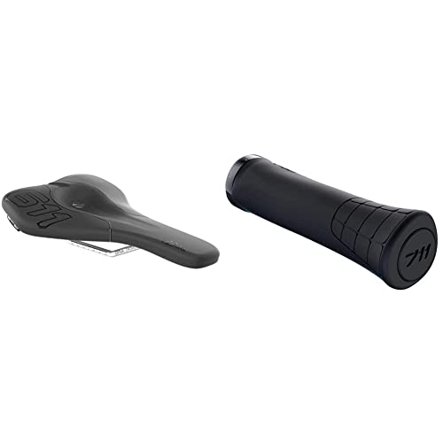 Sqlab 611 Ergowave CrMo, MTB Tech & Trail Fahrradsattel, 14 cm & Unisex – Erwachsene 711 2.0 Fahrrad Griffe, Schwarz, M Sqlab 611 Ergowave CrMo, MTB Tech & Trail Fahrradsattel, 14 cm & Unisex – Erwachsene 711 2.0 Fahrrad Griffe, Schwarz, M von SQlab
