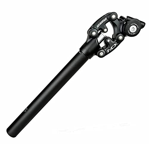 SR Suntour Suntour Parallelogramm Federsattelstütze SP12-NCX 27,2 mm x 400 mm XL Aluminium Schwarz Mountainbike Sattelstütze SR Suntour Suntour Parallelogramm Federsattelstütze SP12-NCX 27,2 mm x 400 mm XL Aluminium Schwarz Mountainbike Sattelstütze von SR Suntour