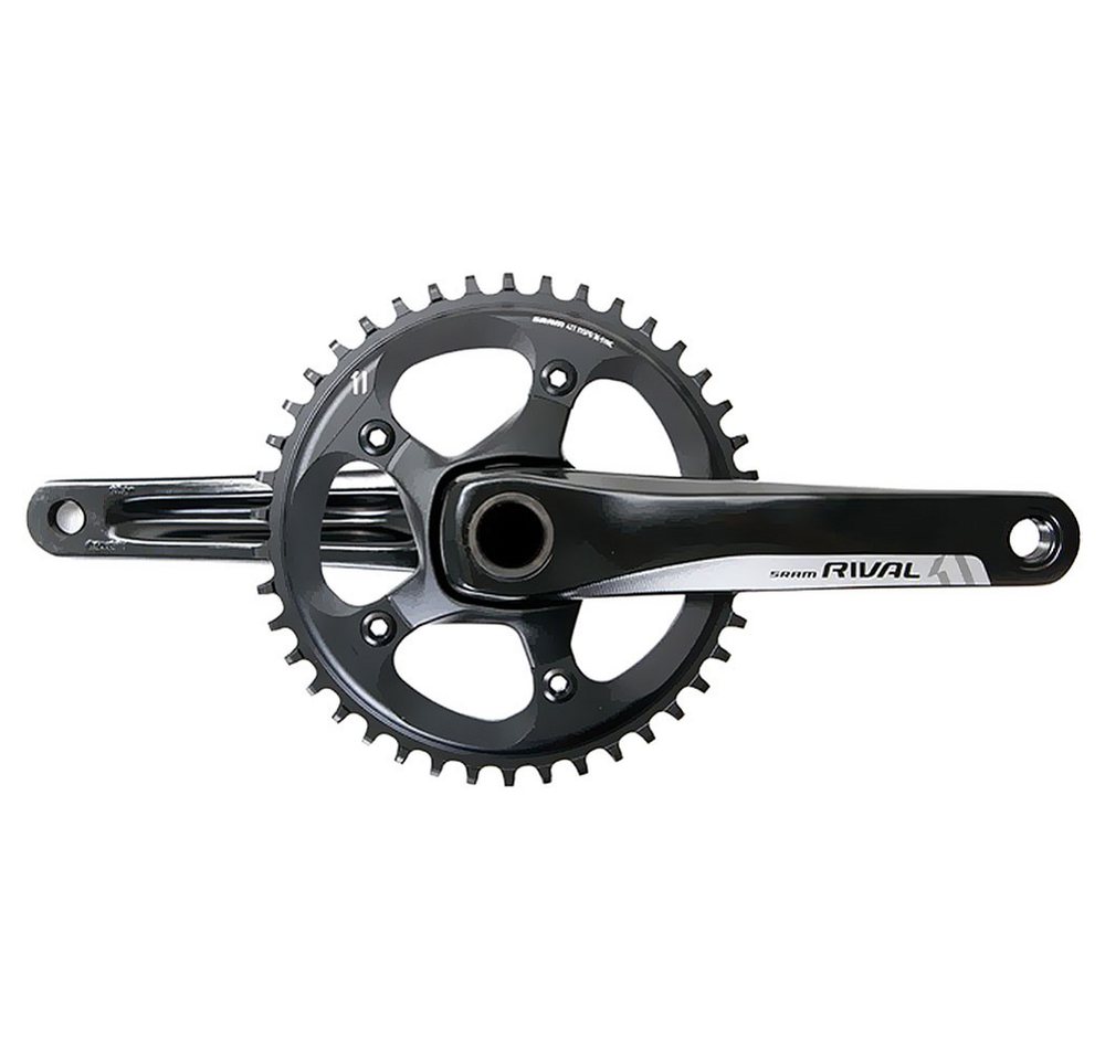 SRAM Fahrradkurbel Sram Kettenradgarnitur Rival 1 Kurbel GXP 42Z. 70mm schwarz 00.6118.36 von SRAM