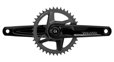 sram rival axs dub breite 46 zahne 1x12v leistungsmesser quarq kurbelgarnitur  ohne box  schwarz von SRAM