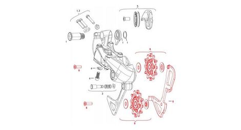 sram schaltwerk gx 1x11 force1 rival1 typ 2 1 kafig und flaschenzug kit long cage sram schaltwerk gx 1x11 force1 rival1 typ 2 1 kafig und flaschenzug kit long cage von SRAM