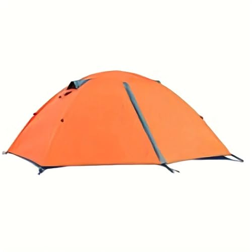 biwakzelt Aluminiumlegierungsstange, professionelles Bergsteigerzelt, Personen-Campingzelt, leichtes Rucksackzelt Eisfischerzelt(Orange) von SRKATI