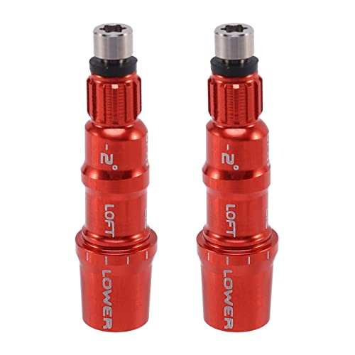 SRMAN 2X 335 RH Golf Adapter HüLle für SIM, M1, M2, M3, M5, M6 Custom Driver Rot von SRMAN