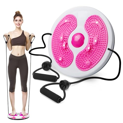 SRTSTR Taillentwister, Twist Waist Disc Board mit Kordelzug Taille Verdrehende Scheibe, Twisting Waist Disc, Taillendrehscheibe Twist Board Trainingsgerät Taille Drehscheibe Hüfttrainer SRTSTR Taillentwister, Twist Waist Disc Board mit Kordelzug Taille Verdrehende Scheibe, Twisting Waist Disc, Taillendrehscheibe Twist Board Trainingsgerät Taille Drehscheibe Hüfttrainer von SRTSTR