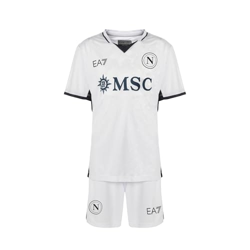 SSC NAPOLI Junior Away Rennset, EA7, offizielles Produkt, Trikot und Shorts, Fußball-Replik für Kinder 2024/2025-4 Jahre SSC NAPOLI Junior Away Rennset, EA7, offizielles Produkt, Trikot und Shorts, Fußball-Replik für Kinder 2024/2025-4 Jahre von SSC NAPOLI