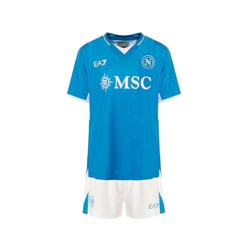 SSC NAPOLI Junior Home Rennset, EA7 Offizielles Produkt, Trikot und Shorts, Fußball-Replik für Kinder 2024/2025-10 Jahre SSC NAPOLI Junior Home Rennset, EA7 Offizielles Produkt, Trikot und Shorts, Fußball-Replik für Kinder 2024/2025-10 Jahre von SSC NAPOLI