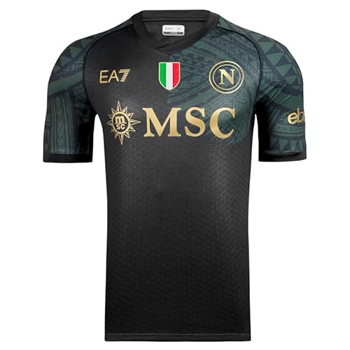 SSC NAPOLI Renntrikot, EA7, dreifarbiges Wappen, technischer Stoff Dry Touch, 2023/2024 von SSC NAPOLI