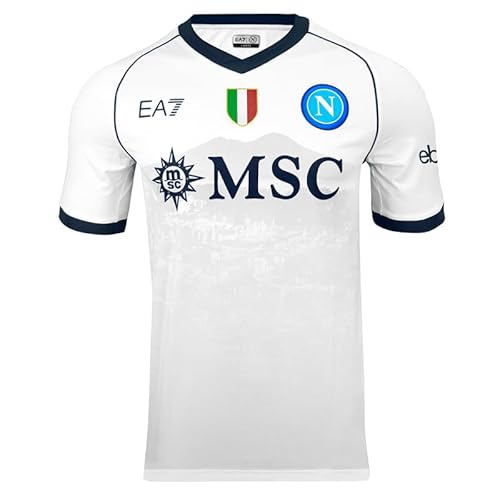 SSC Napoli Renntrikot, EA7, dreifarbiges Wappen, technischer Stoff Dry Touch, 2023/2024 von SSC NAPOLI