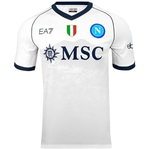 SSC Napoli Renntrikot, EA7, dreifarbiges Wappen, technischer Stoff Dry Touch, 2023/2024 von SSC NAPOLI