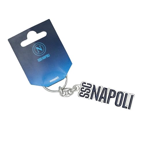giemme di d'agostino f. srl SSC Napoli Schlüsselanhänger aus emailliertem Metall mit Schriftzug, blau, Taglia unica giemme di d'agostino f. srl SSC Napoli Schlüsselanhänger aus emailliertem Metall mit Schriftzug, blau, Taglia unica von SSC NAPOLI