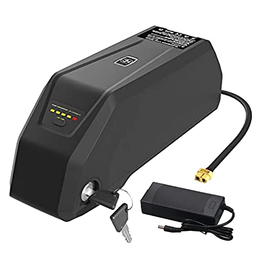 SSCYHT 36V 48V E-Bike-Akku 8AH/10AH/12AH/15AH Li-Ionen-Akku mit Ladegerät und LED-Betriebsanzeige für 100W-600W Motor E-Bike-Umrüstsatz,48v8ah von SSCYHT