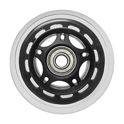 SSCYHT 8 Pack 80 mm 80A Replacement Inline Skate Wheels Freestyle Roller Skating Replacement Wheels,PU Wheels with Bearings ABEC 7 for Luggage Trolley,Schwarz SSCYHT 8 Pack 80 mm 80A Replacement Inline Skate Wheels Freestyle Roller Skating Replacement Wheels,PU Wheels with Bearings ABEC 7 for Luggage Trolley,Schwarz von SSCYHT
