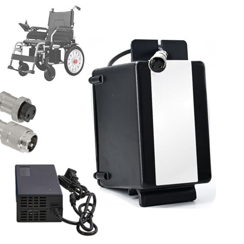 SSCYHT Elektrorollstuhl-Akku 24 V 10 Ah 12 Ah 12,8 Ah 13 Ah 15 Ah 20 Ah 20,8 Ah 22,4 Ah Lithium-Akkupack 24 Volt Ersatz-Akku mit Ladegerät,24v12ah SSCYHT Elektrorollstuhl-Akku 24 V 10 Ah 12 Ah 12,8 Ah 13 Ah 15 Ah 20 Ah 20,8 Ah 22,4 Ah Lithium-Akkupack 24 Volt Ersatz-Akku mit Ladegerät,24v12ah von SSCYHT