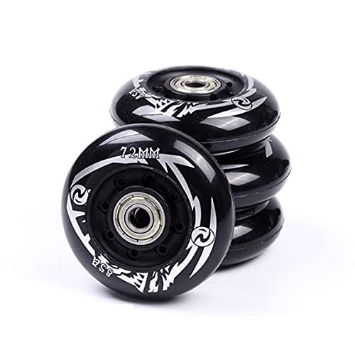 SSCYHT Inline-Skates-Räder, 8PCs Härte 85A, Ersatz-Rollschuhräder für Jungen und Mädchen im Innen- und Außenbereich,80mm SSCYHT Inline-Skates-Räder, 8PCs Härte 85A, Ersatz-Rollschuhräder für Jungen und Mädchen im Innen- und Außenbereich,80mm von SSCYHT