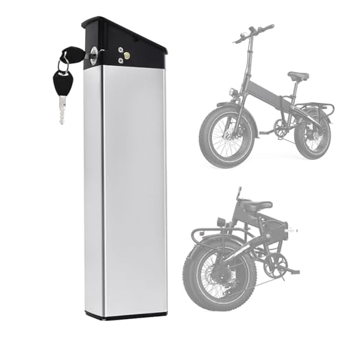 SSCYHT Zusammenklappbarer Akku für E-Fahrrad, 48 V, 20 Ah, 16 Ah, 13 Ah, herausnehmbarer Lithium-Ionen-Akku, eingebauter Akku mit Ladegerät für 250 W, 500 W, 750 W Motor-Umrüstsatz,48v13ah von SSCYHT