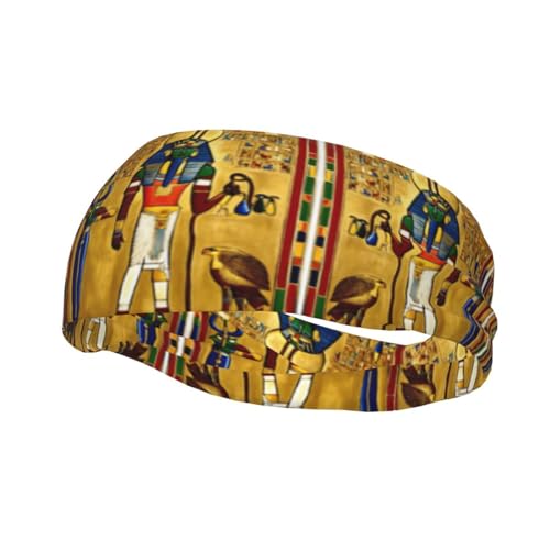 Vielseitiges Lauf-Stirnband aus der alten Ägypten-Serie, stilvolles athletisches Stirnband, perfekt für jede Jahreszeit. von SSIMOO