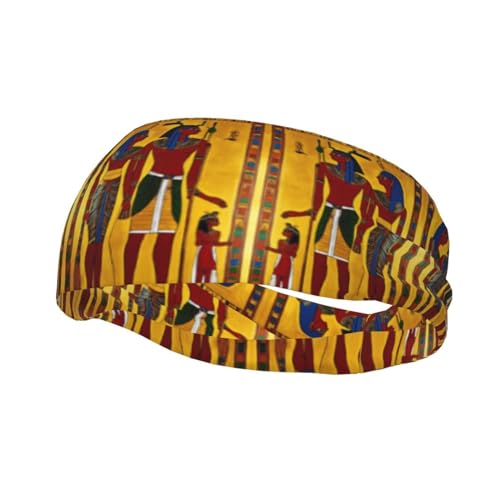 Vielseitiges Lauf-Stirnband aus der alten Ägypten-Serie, stilvolles athletisches Stirnband, perfekt für jede Jahreszeit. von SSIMOO