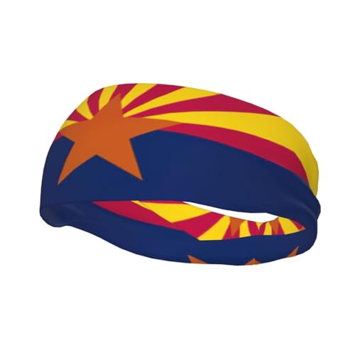 Vielseitiges Stirnband mit Arizona-Staatsflagge, stilvolles Stirnband, ideal für alle Jahreszeiten und Aktivitäten von SSIMOO