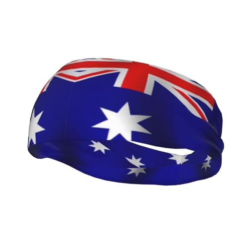 Vielseitiges Stirnband mit australischer Flagge, stilvolles Stirnband, ideal für alle Jahreszeiten und Aktivitäten von SSIMOO