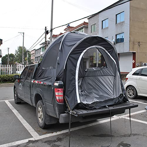 Pickup-Truck-Zelt, tragbares LKW-Bettzelt für 3–4 Personen, Schlafkapazität, inklusive Regenfliege und Tragetasche, tragbares, einfach aufzubauendes Zelt für Camping, Wandern, Angeln von SSLW