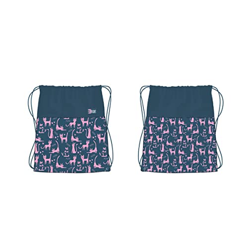 ST.RIGHT Lazy Cats BP70 Schulrucksack, Purple ST.RIGHT Lazy Cats BP70 Schulrucksack, Purple von ST.RIGHT
