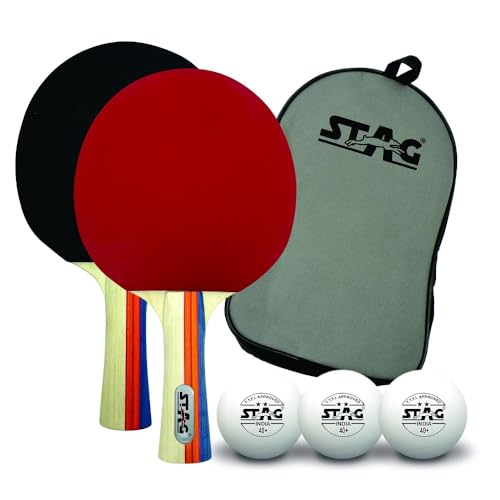 STAG Spielset Tischtennisschläger und Ball, mehrfarbig, 2 Rackets & 3 White STAG Spielset Tischtennisschläger und Ball, mehrfarbig, 2 Rackets & 3 White von STAG