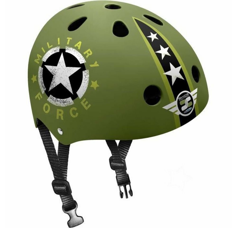 STAMP Fahrradhelm Stamp Skaterhelm Fahrradhelm Helm Military Star olivgrün Belüftung STAMP Fahrradhelm Stamp Skaterhelm Fahrradhelm Helm Military Star olivgrün Belüftung von STAMP