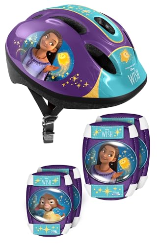 STAMP Unisex-Youth Helmet + Elbow & Knee Pads Wish, Purple/Green, S STAMP Unisex-Youth Helmet + Elbow & Knee Pads Wish, Purple/Green, S von Stamp